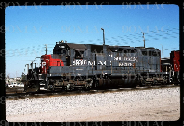 SP-SOUTHERN PACIFIC EMD SD39 #5316.  ORIGINAL SLIDE. Dolores (CA).
