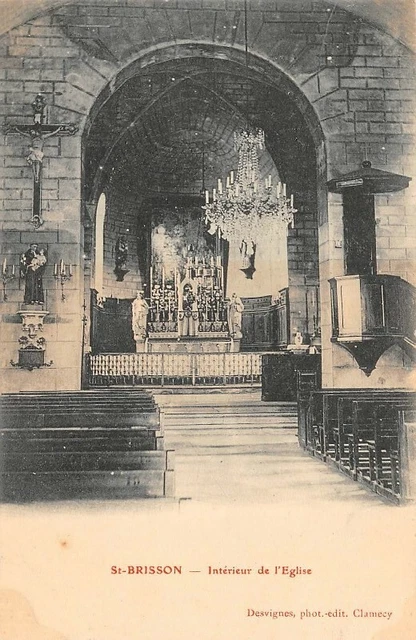 St-BRISSON - intérieur de l'église