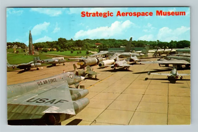 Bellevue NE-Nebraska, Strategic Aerospace Museum Vintage Postcard