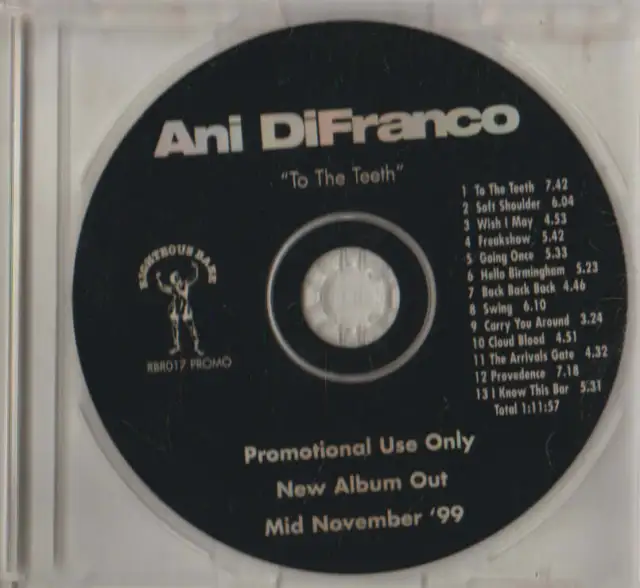 Ani Difranco  : To The Teeth    Cd