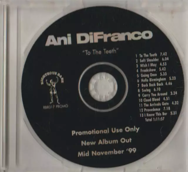 Ani Difranco  : To The Teeth    Cd