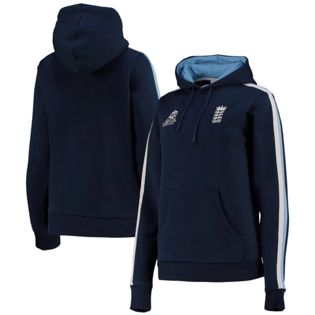 Felpa con cappuccio da uomo England cricket (taglia 4-5y) blu navy T20 Coppa del Mondo - nuova