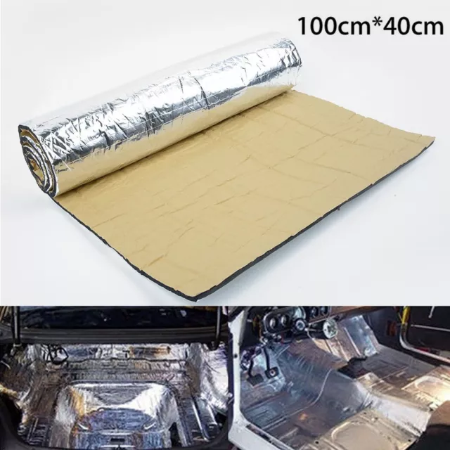 Car insulation 100x40 cm 5 mm aluminum foil and rubber foam material