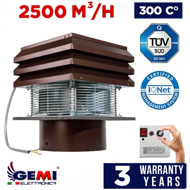 Extracteur de fumée modèle PL21-W931210420 Edilkamin R1021400
