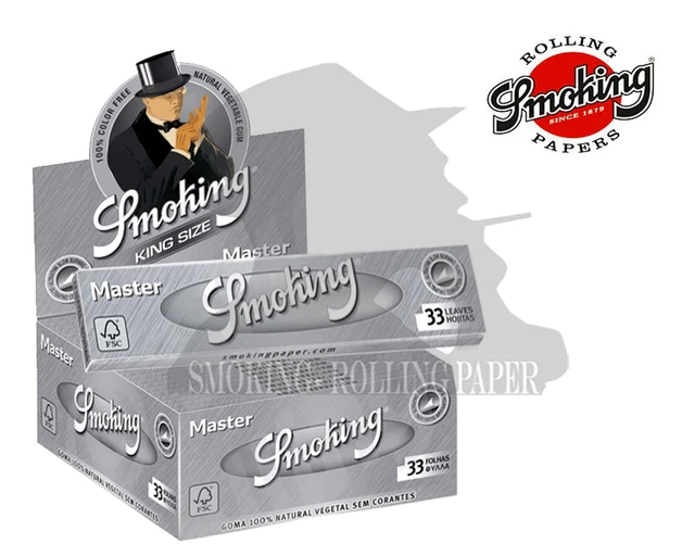 Filtro A Cono Moto Filtri Per Sigarette Smoking Deluxe King Size - 50 Blocchetti In Cartone Cartine Lunghe Raw - Foto 11