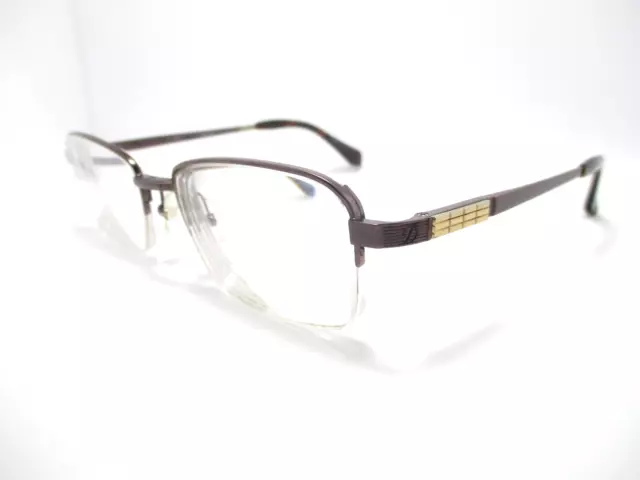 Rare S.T. DUPONT DP-3037U Eyeglasses Titanium Half Rim Frame Japan 52mm