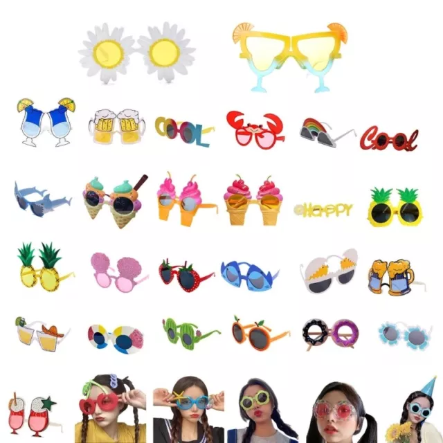 Party Sunglasses Hawaiian Tropical Party Eyeglasses Beach Party Photo-Booth