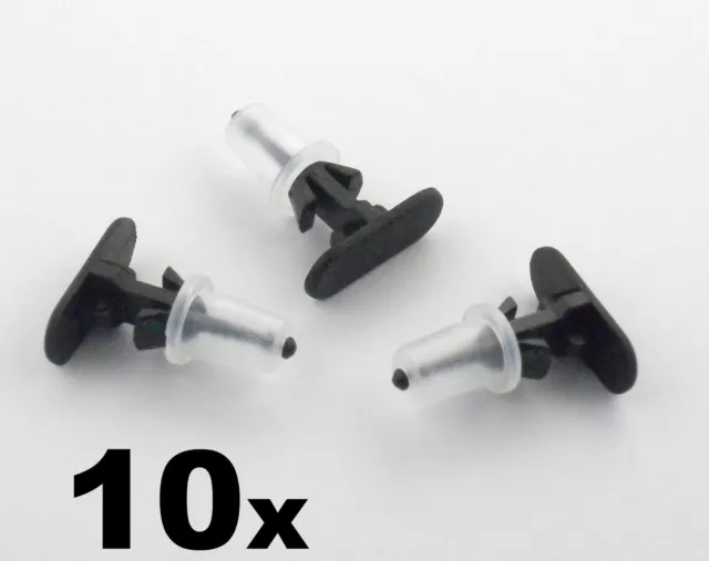 10x Weatherstrip & Rubber Door Seal Clips Rubber Door Gasket Clips for VW & Seat