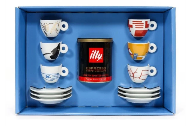 ILLY ART COLLECTION  tazze da caffè MIMMO PALADINO Limited EDITION