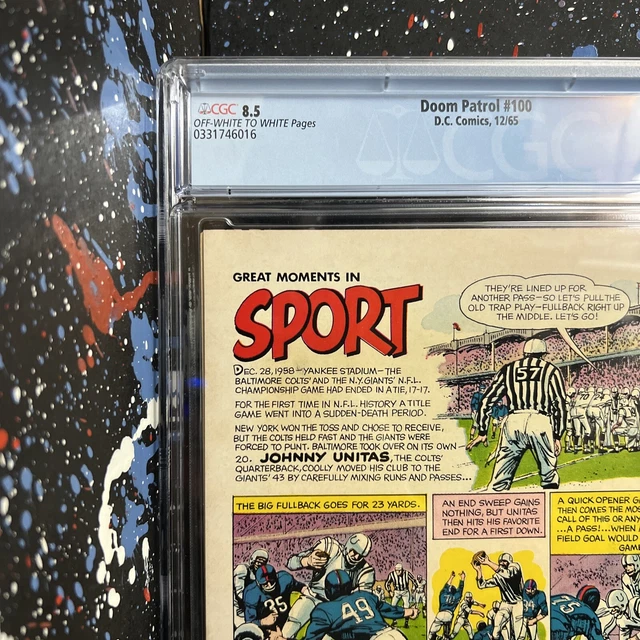 Doom Patrol #100 (Dec 1965, DC) CGC GRADED 8.5 - ORIGIN OF BEAST BOY - 🔑 ISSUE 7