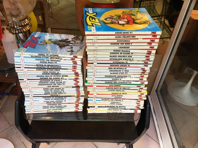 Lot Di 59 Tutto Tex Reprint Dal Nº1 From Nº 30 Dal Nº 151 179 Old Comics