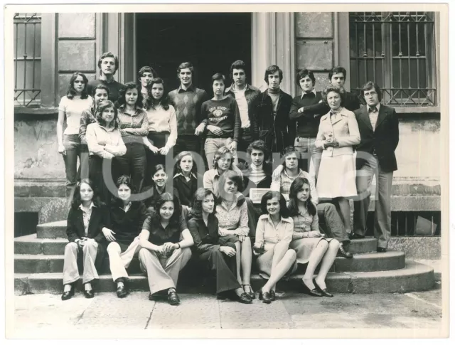 1965 ca MILANO Istituto Tecnico SCHIAPARELLI - Ritratto classe V^ - Foto