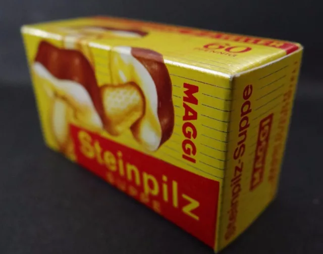 Maggi Steinpilz-Suppe Nostalgia Imballaggio Puppenstube Negozio Miniatura