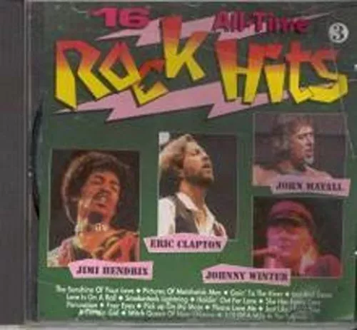 16 All-time Rock hits 03:Jimi Hendrix, Status Quo, Alice Cooper, John May.. [CD]