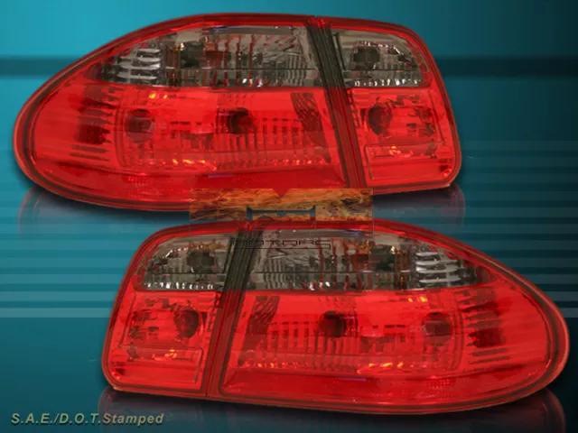 96-02 Red/Smoke Mercedes Benz W210 E-Class E300/E320/E430/E55 Amg Tail Lights