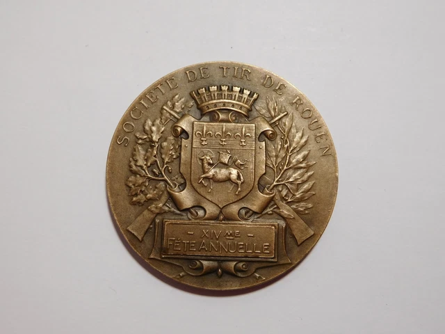 MÉDAILLE DU GRAND concours national militaire de tir 1892 - attribuée