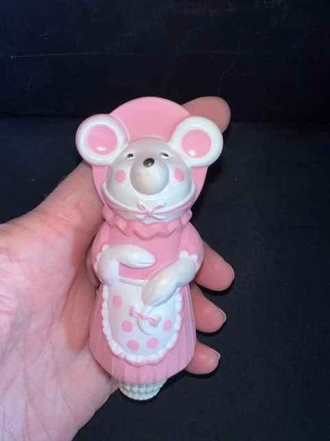 B) Vintage Avon Animal Cologne Perfume Stick  Millicent Mouse Finger Puppet
