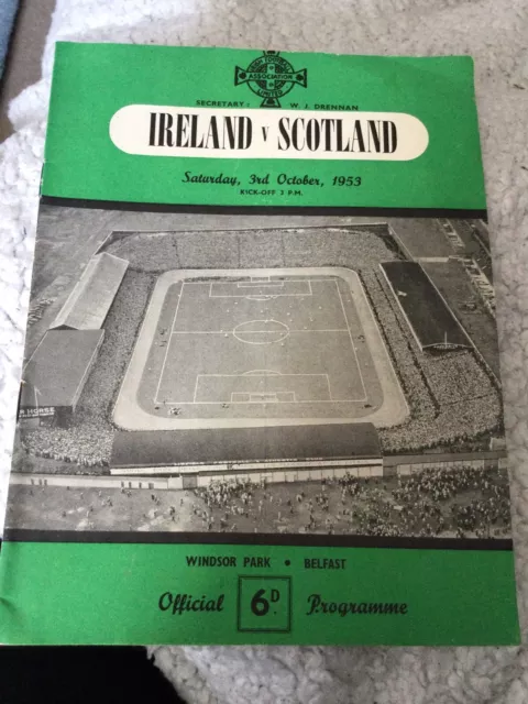 1953 Northern Ireland V Scotland