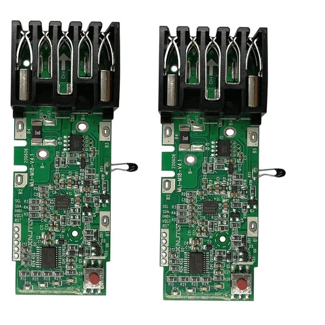 2 pz ricarica PCB batteria agli ioni di litio 18 V per circuito di protezione Milwaukee
