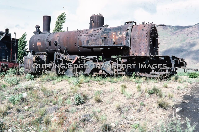 ORIGINAL RAILWAY SLIDE: Derelict Steam Loco Argentina 1988 M-465 £2.49 ...