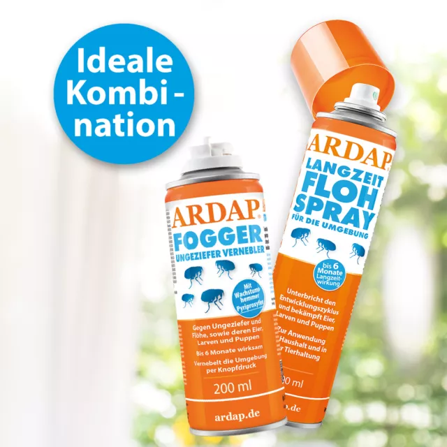 3x ARDAP Langzeit Flohspray **NEU** 500ml (26,60€/1l)