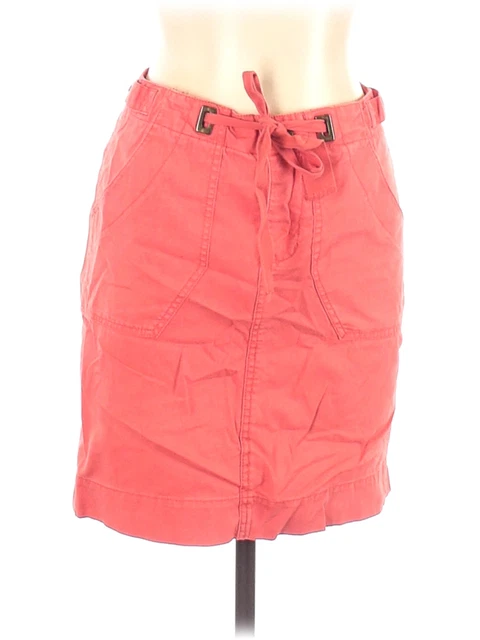 Daughters of the Liberation Women Orange Casual Skirt 6