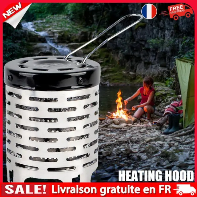 Mini Camping Heater Warming Stove Cover Stainless Steel Tent Heating Cover