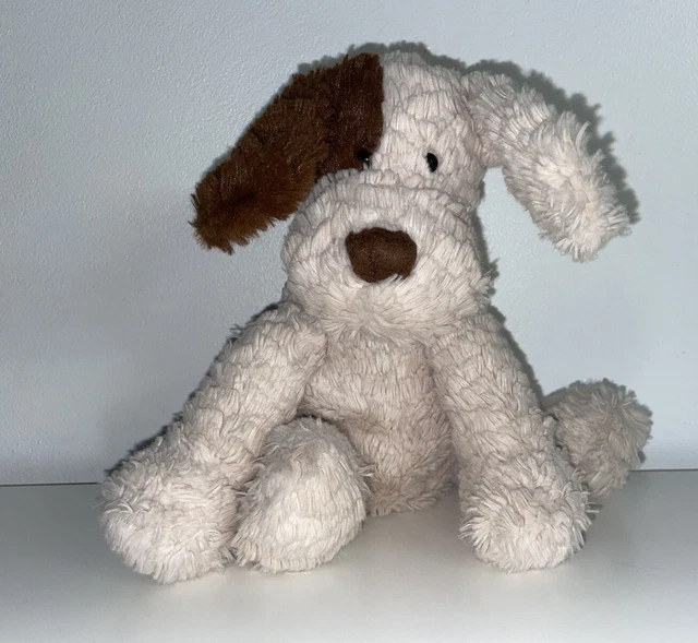 JELLYCAT FUDDLEWUDDLE PATCH Puppy Dog Soft Toy White Black 8.64 PicClick UK
