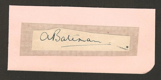 Arthur Bateman Grimsby Town Fc 1934-1946 Ex Brentford Rare Original Autograph