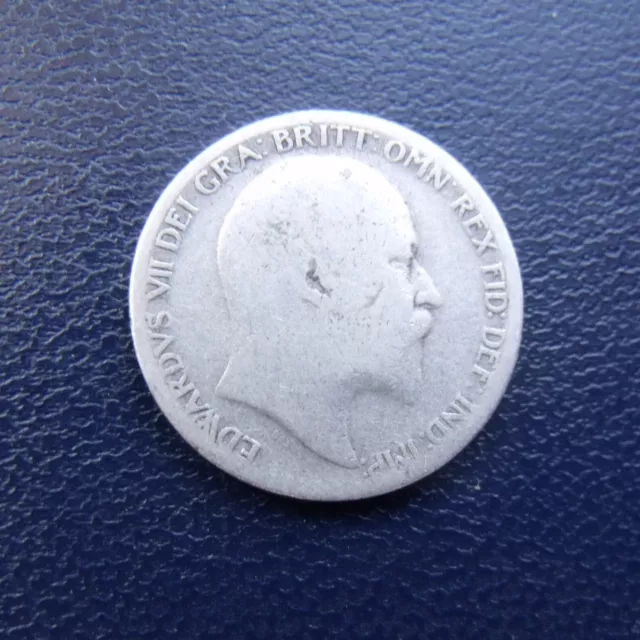 1909 Sixpence King Edward VII Silver