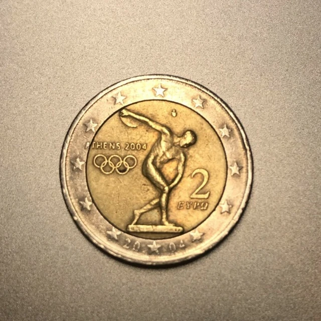 DA 2 euro celebrativa Olimpiadi Atene