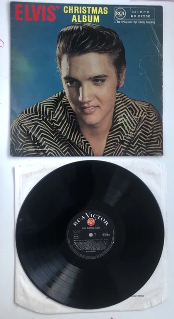 ELVIS PRESLEY Elvis' Christmas Album 1964 UK reissue Mono LP