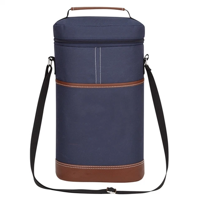 Sac Isotherme Pour Bouteille D’eau - Capacité 2L - Tissu Oxford + Couche Aluminium - Protection Anti-rayures - Pour Sport, Randonnée, Camping - Rouge