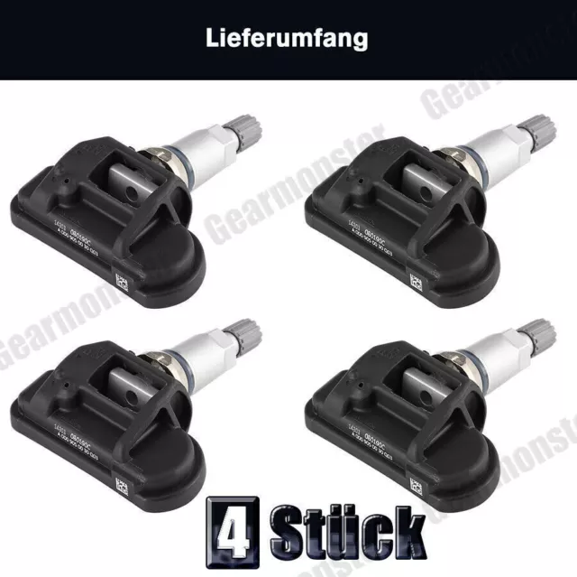 4x Für Mercedes RDKS Reifendrucksensor Neu W212,W205,W447, A0009050030 TPMS