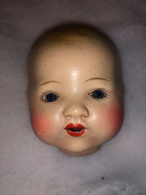 Tête De Poupée Bambino Taille 3 (27cm) - Reproduction Porcelaine - Modèle A - Frère De Bleuette