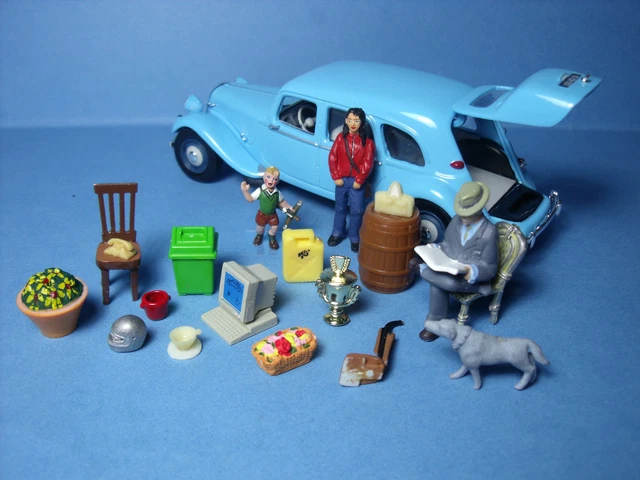 SCHUCO 6 FIGURINES SET MÉCANICIEN 1/24 (Neu und originalverpackt) in