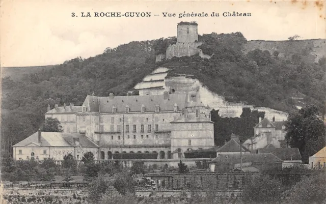 95-La Roche Guyon-Vue Generale Du Chateau-N�6026-F/0041