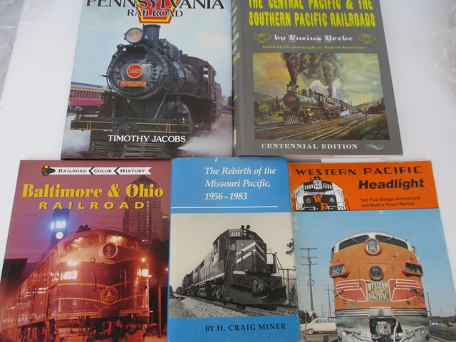 Railroad Train Companies Central Southern Western Pacific Ohio Baltimore BIG LOT