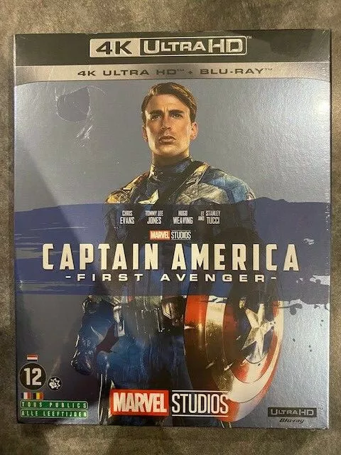 Captain America First Avenger - Chris Evans - 4K Ultra Hd Blu Ray