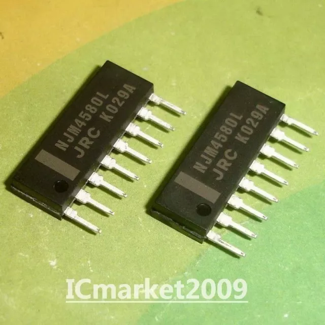 10 PCS NJM4580L SIP-8 NJM4580 JRC Dual Operational Amplifier Chip IC