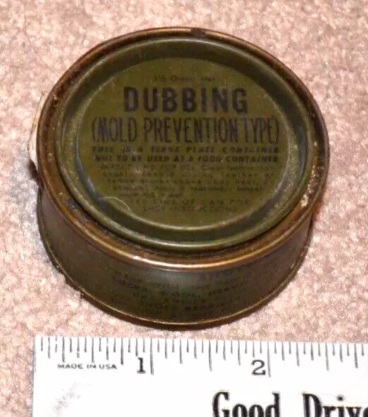 Vietnam era, US Army, mold preventive dubbing