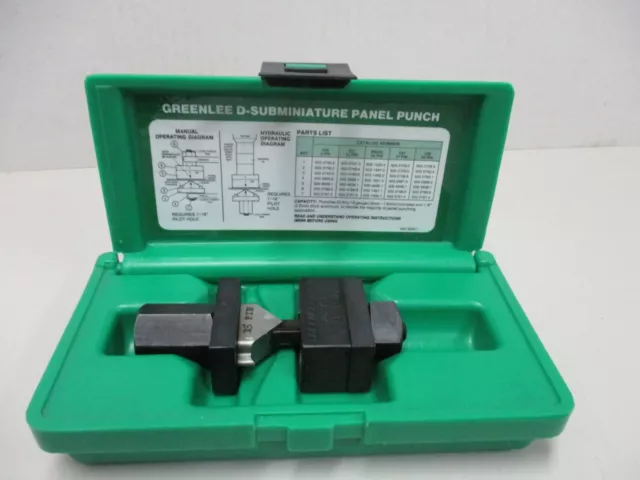 Greenlee  15-Pin D-Subminiature Panel Punch 231