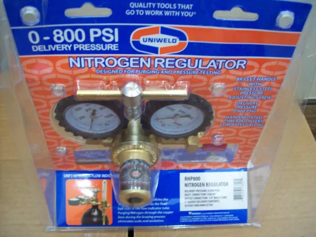 Uniweld RHP800 Nitrogen Regulator RHP 800 with 0-800 PSI Delivery Pressure 400 2