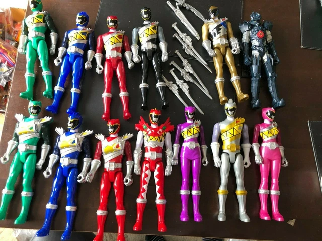 POWER RANGER DINO Charge conjunto masivo de figuras de acción y