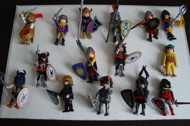 Playmobil Figurine Personnage Moyen Age Chevalier + Accessoires Modèle au Choix