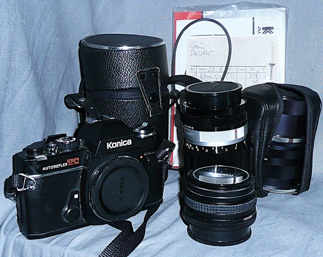 Konica Autoreflex TC + Hexanon 1,7/50mm - Argentique 35mm Testé