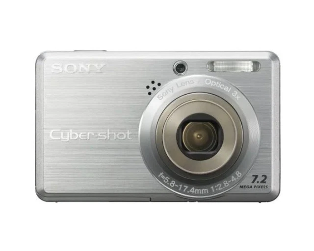 Sony Cyber-Shot DSC-S750 7.2MP 3x Zoom Ottico Fotocamera Digitale