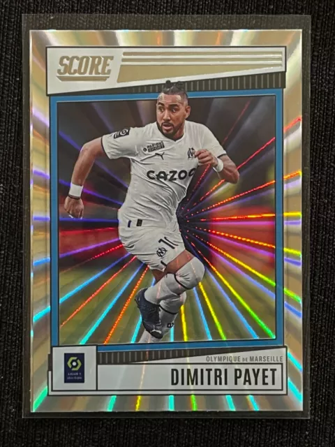 Laser Cards Panini Score Ligue 1 2022 Dimitri Payet Marseille # 94 New