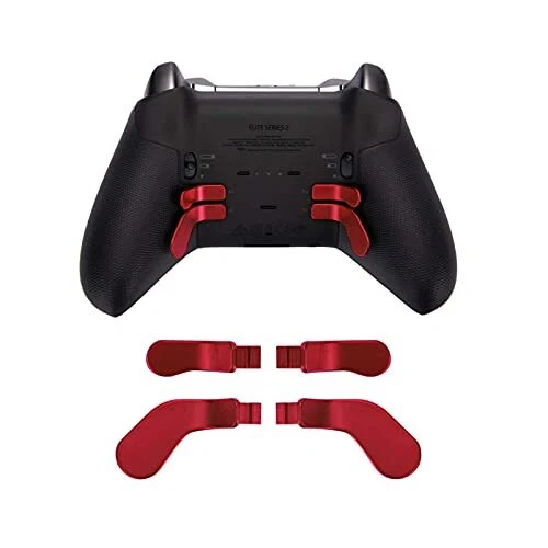 4 PCS Metal Paddles, Back Hair Trigger Locks Replacement Parts for Xbox One E...