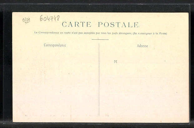 CPA Ressons-sur-le-Matz, Grande Place, Church and Gendarmerie 2